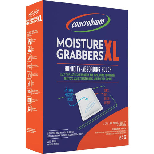 Concrobium Moisture Grabbers 35.3 Oz. XL Humidity Absorbing Pouch For Large Areas (1-Pack)