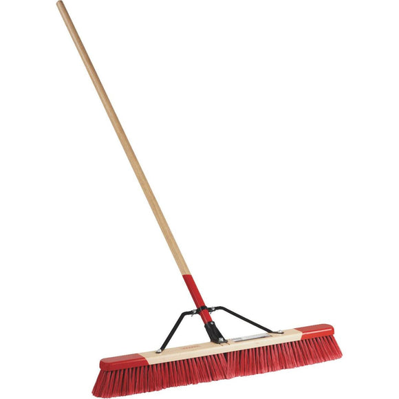 Harper 30 In. W. x 64 In. L. Wood Handle Multi-Purpose Medium Sweep Push Broom