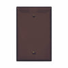 Eaton Cooper Wiring Blank Wallplate Brown