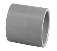 Charlotte Pipe 3 in. PVC Schedule 80 S x S Coupling, Gray PVC 08100 2400