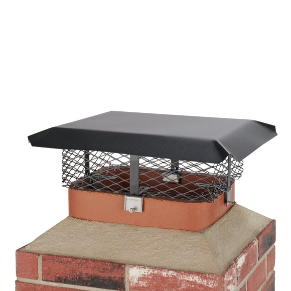 HY-C Shelter LARGE Adjustable Chimney Cover / Galvanized Steel / SCADJ-L