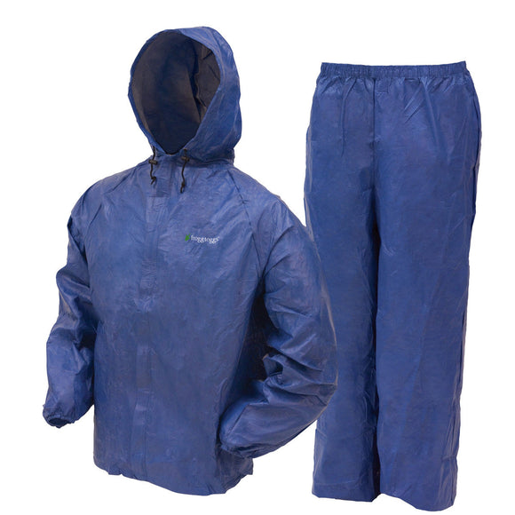 Frogg Toggs® Men's Ultra-Lite Rain Suit Large, Blue