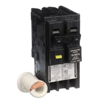 Square D™ Homeline™ Miniature Circuit Breakers 40A, 2 pole, 120/240 VAC (40A)