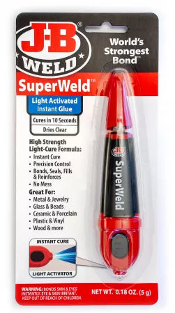 J-B Weld SuperWeld™ Light Activated Instant Glue 5g