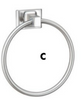 Hardware House LLC Sunset Collection Satin Nickle Towel Ring