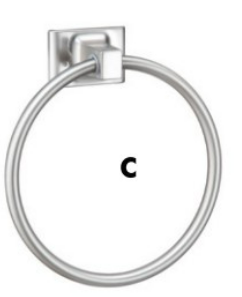 Hardware House LLC Sunset Collection Satin Nickle Towel Ring