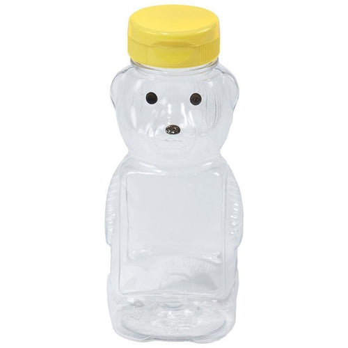 LITTLE GIANT HONEY BEAR BOTTLE W/LID PLASTIC