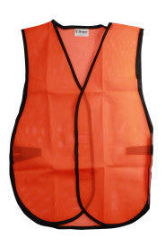 C.H Hanson Safety Vest-Soft Mesh Orange Fluorescent
